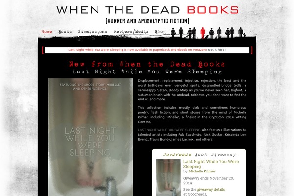 whenthedead.com site used Exquisitecorpse