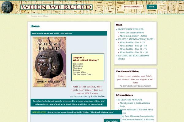 whenweruled.com site used Retro-fitted