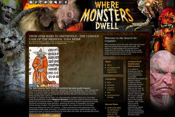 wheremonstersdwell.com site used Netherworldnetwork