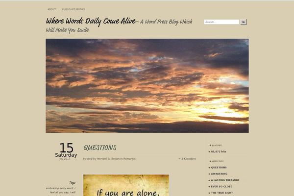 WordPress website example screenshot