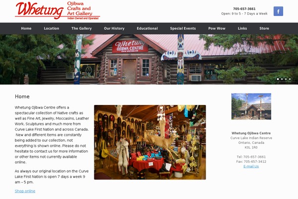 Vantage theme site design template sample