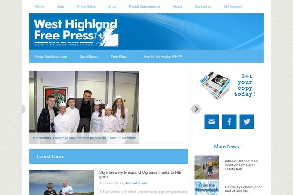 Site using Genesis Responsive Slider plugin