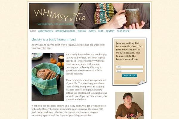 WordPress website example screenshot