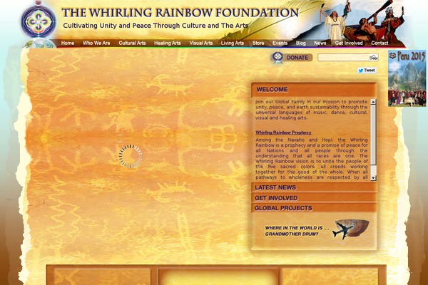 whirlingrainbow.com site used Drumtheme