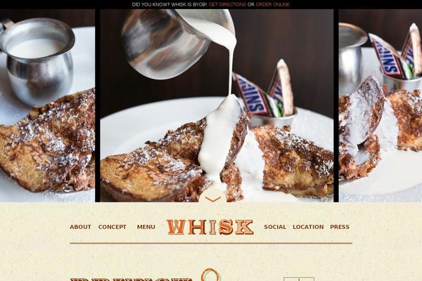 whiskchicago.com site used Whisk