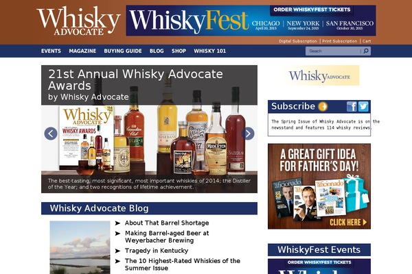 whiskyadvocatemagazine.com site used Whisky-advocate