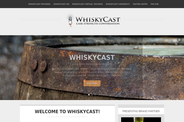 whiskycast.com site used Whiskycast
