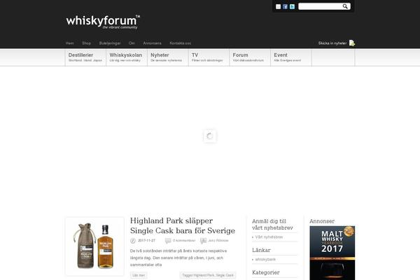 whiskyforum.se site used Whiskyforum