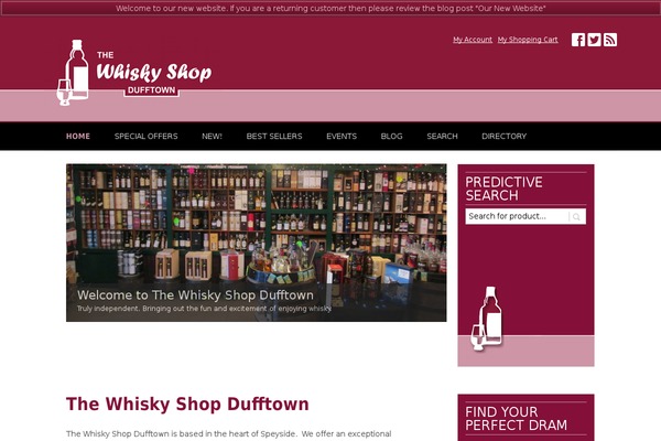 whiskyshopdufftown.com site used Dufftown