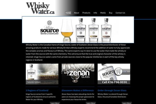 whiskywater.ca site used Whisky-water