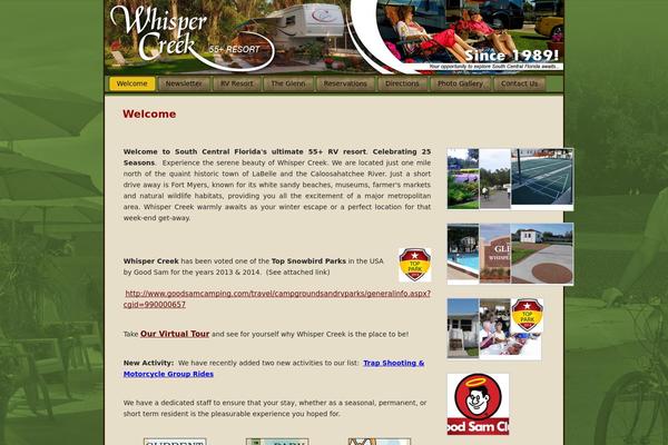 whispercreek.com site used Wc