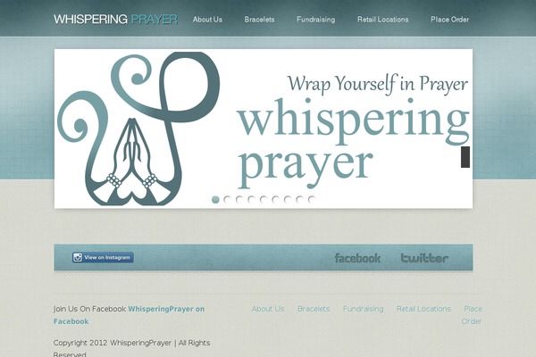 whisperingprayer.com site used Antioch