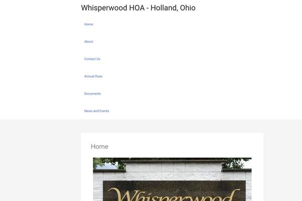 WordPress website example screenshot