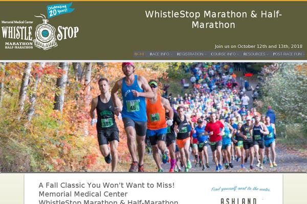 whistlestopmarathon.com site used Customizr-3.3.28