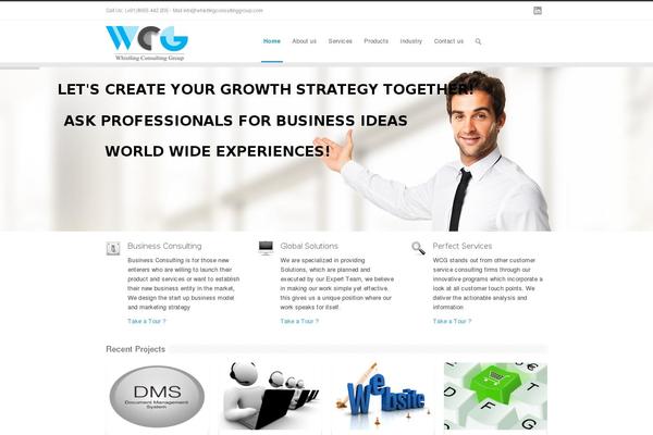 Wcg theme site design template sample