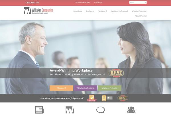 WordPress website example screenshot