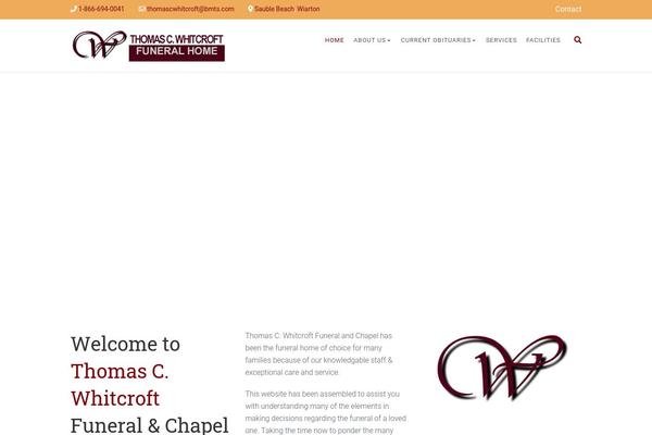 whitcroftfuneralhome.com site used Obsequy