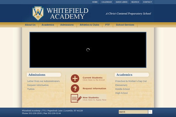 whitefield.org site used Whitefield-2020