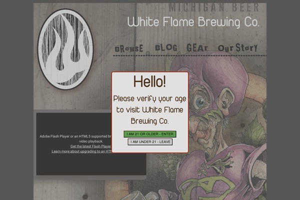 whiteflamebrewing.com site used Michiganbeer
