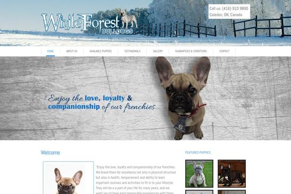 whiteforestbulldogs.com site used Protoss Theme