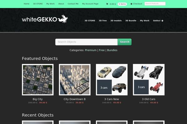 WordPress website example screenshot