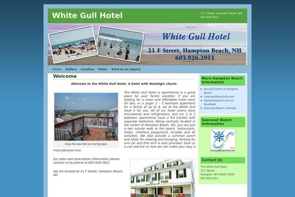 whitegullhotel.com site used Weaver