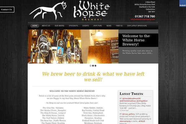 whitehorsebrewery.co.uk site used Rezo