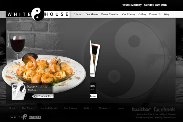 WhiteHouse theme site design template sample