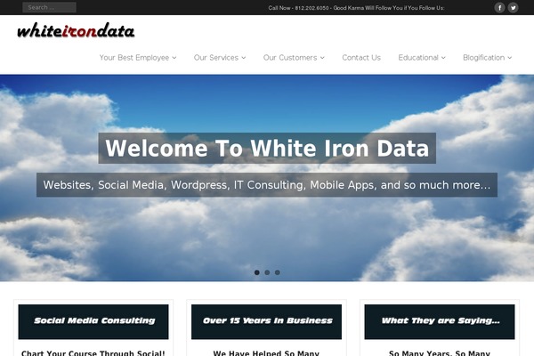 whiteirondata.com site used Minamaze (Pro)