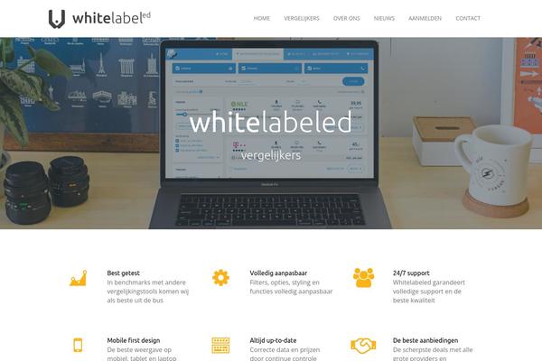 whitelabeled.nl site used Pace-child