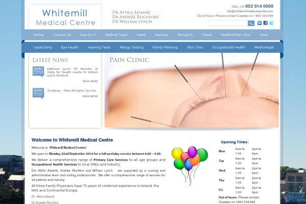 whitemillmedicalcentre.com site used Emc