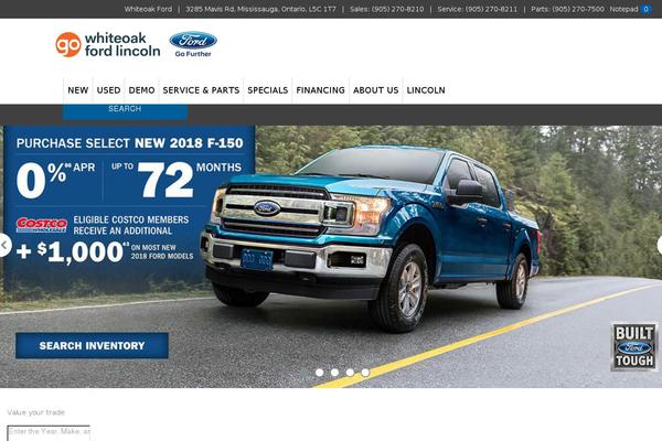 whiteoakford.ca site used Ed-template-gm-child-ford