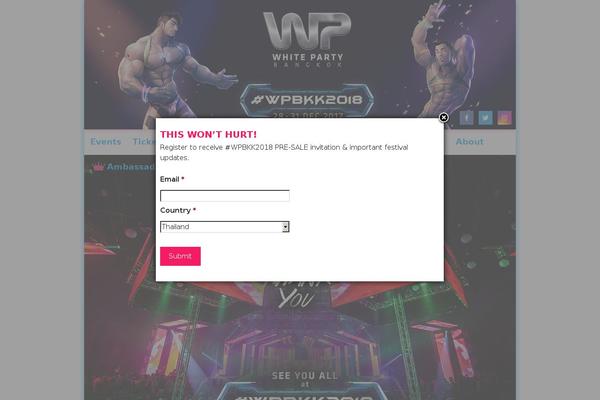 Wpb theme site design template sample