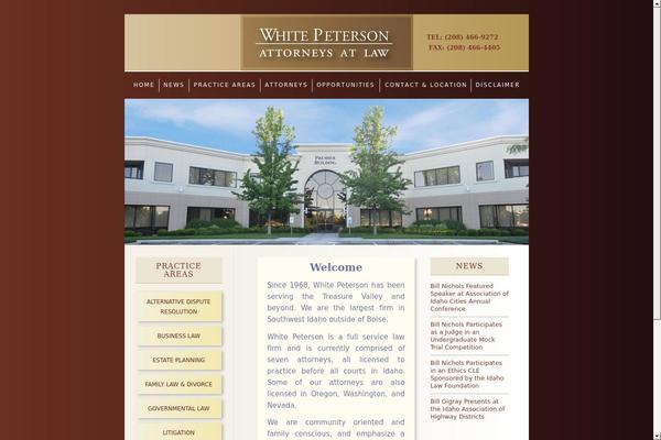 whitepeterson.com site used Projectx20