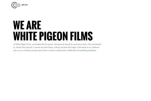 whitepigeonfilms.com site used Constructions-agency