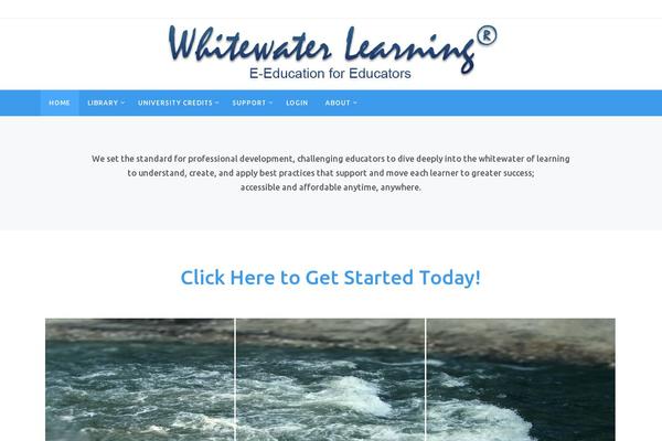 whitewaterlearning.org site used Nail-salon