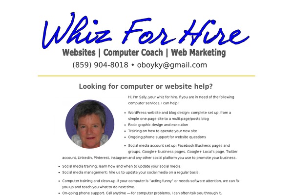 WordPress website example screenshot