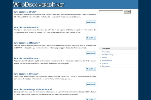 whodiscoveredit.net site used Wp Max