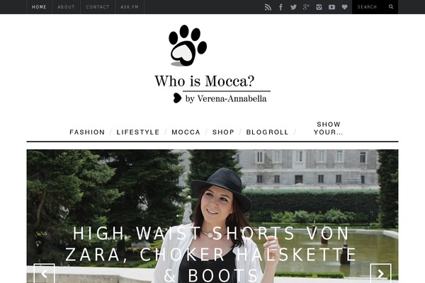 whoismocca.com site used Ohfuchs-whoismocca-theme