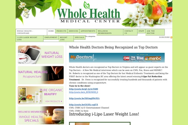 WordPress website example screenshot