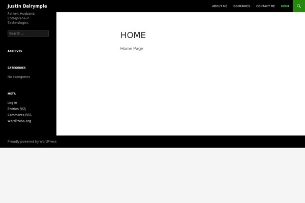 WordPress website example screenshot