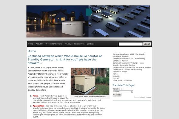 WordPress website example screenshot