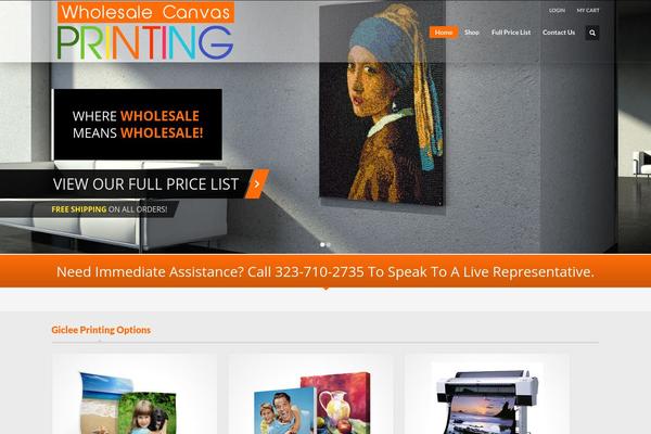 wholesalecanvasprinting.com site used Kallyas