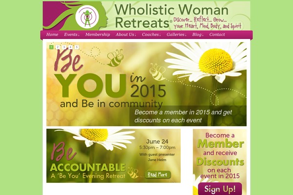 wholisticwomanretreats.com site used Livelyhood
