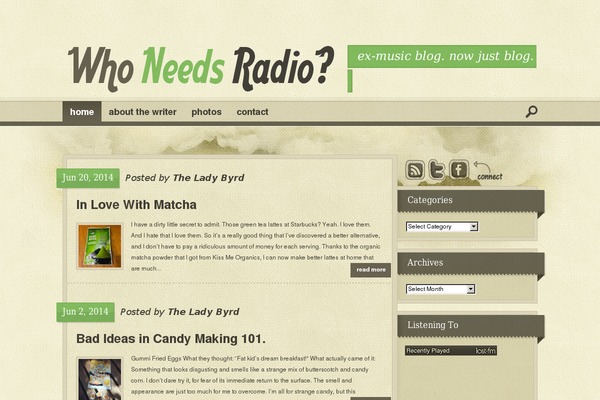 whoneedsradio.com site used Bold
