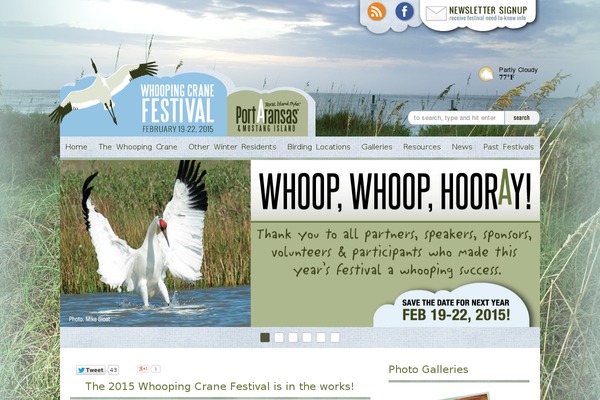 whoopingcranefestival.org site used Wcf2012_responsive