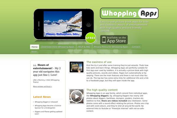 whoppingapps.com site used Iphone App