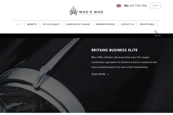whoswho.co.uk site used WhosWho