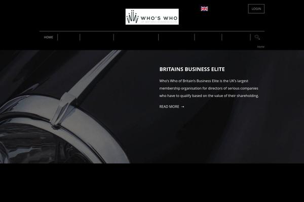 WhosWho theme site design template sample