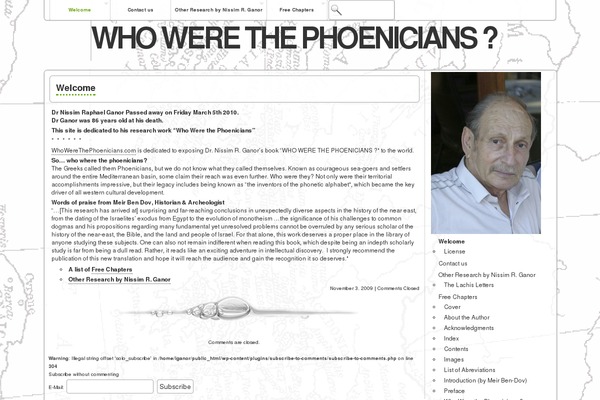 whowerethephoenicians.com site used Constructor